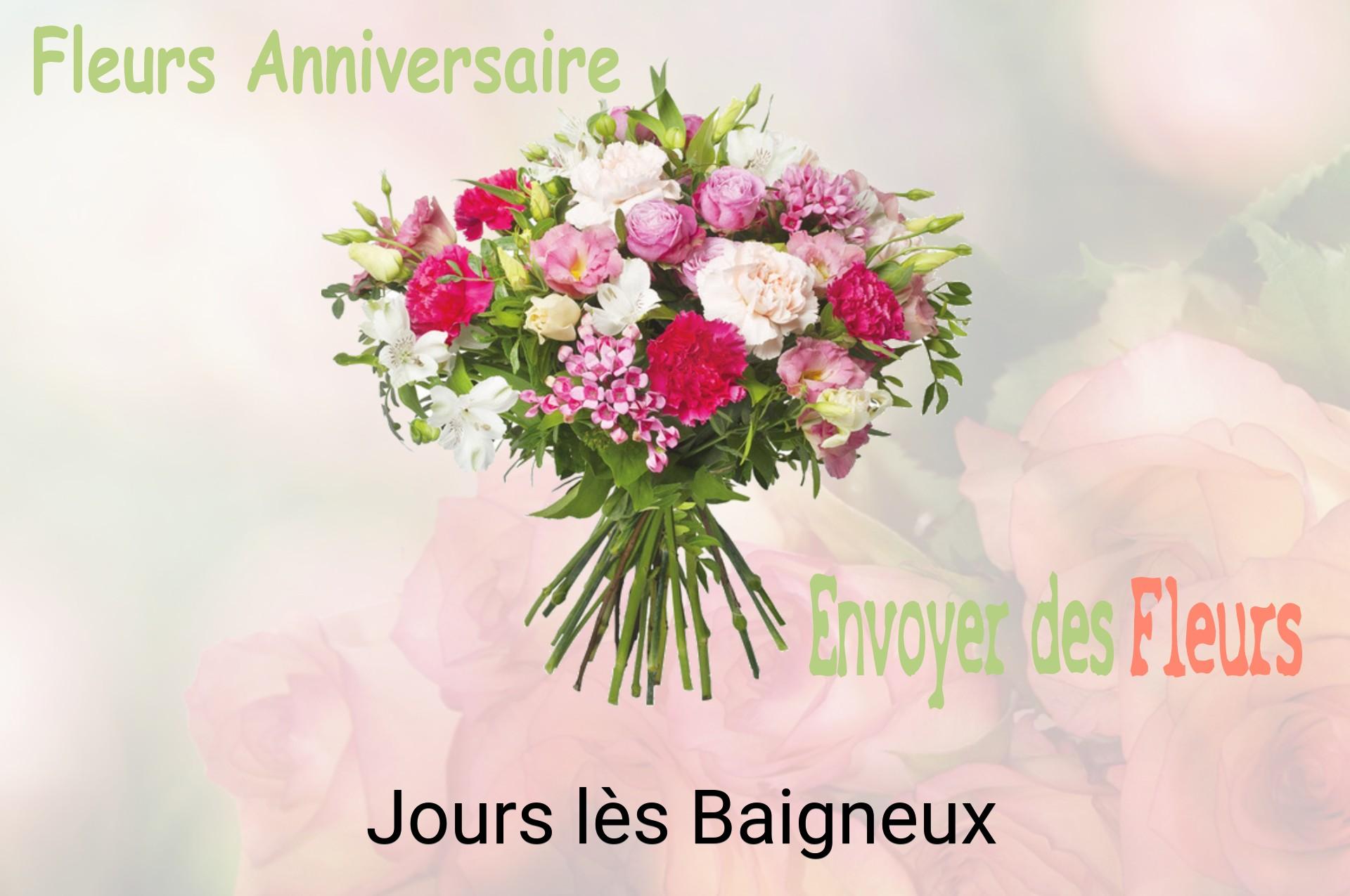 Bouquet de fleurs d’anniversaire livré à Jours-lès-Baigneux
