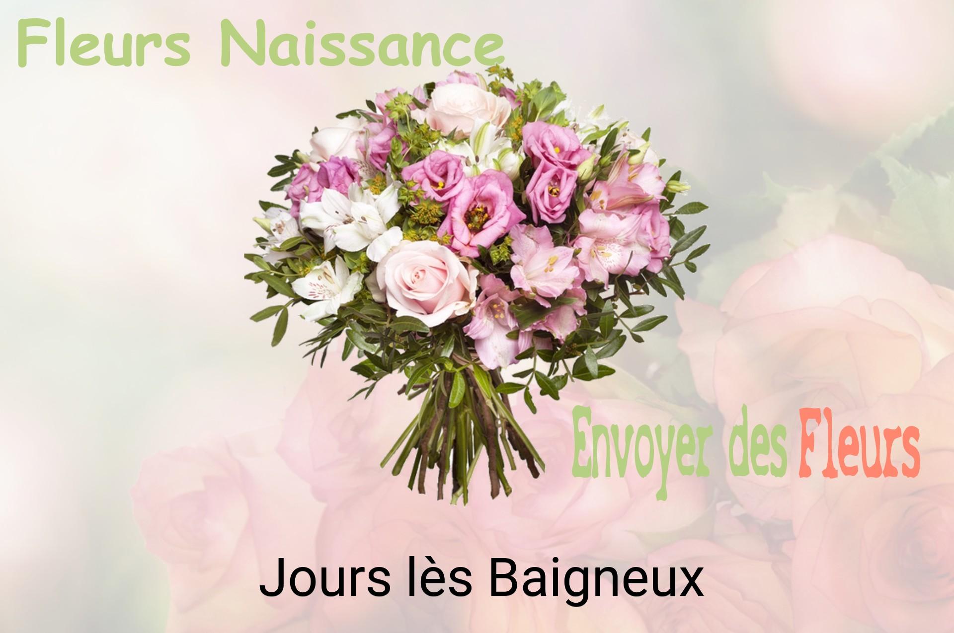 Bouquet de fleurs de naissance livré à Jours-lès-Baigneux